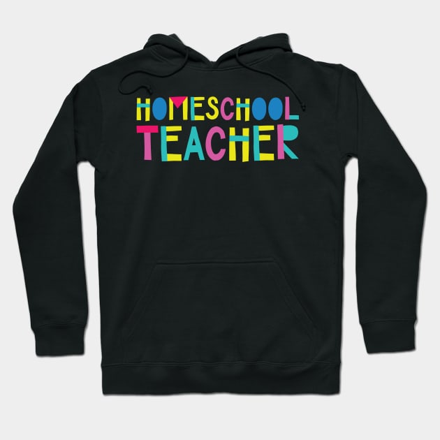 Homeschool Teacher Gift Idea Cute Back to School Hoodie by BetterManufaktur